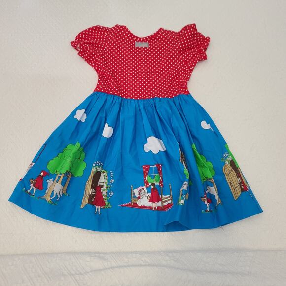 Eleanor Rose girls dress grandma's house Size 6-7 Preppy Kidcore country Club - Picture 2 of 5